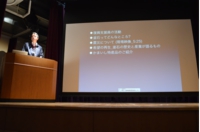 釜石市の復興状況を話される大林氏